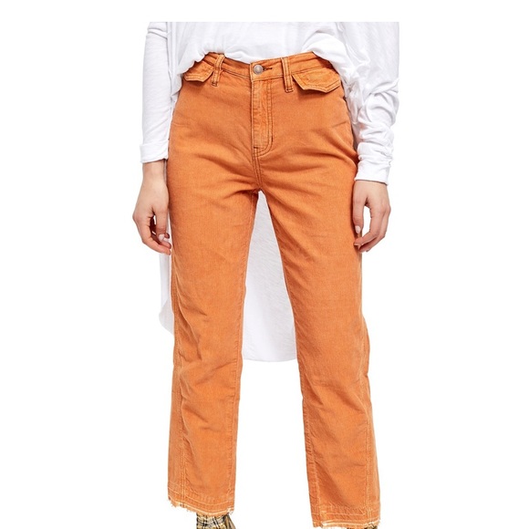 Free People Pants - Free People Aces High Straight Leg Corduroy Pants